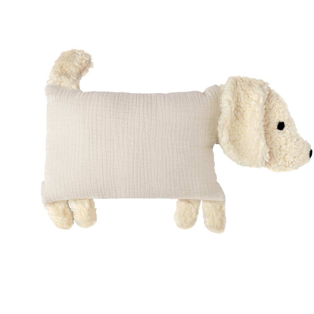 Personalised Dog Soft Toy with Organic Cotton and Merino Wool