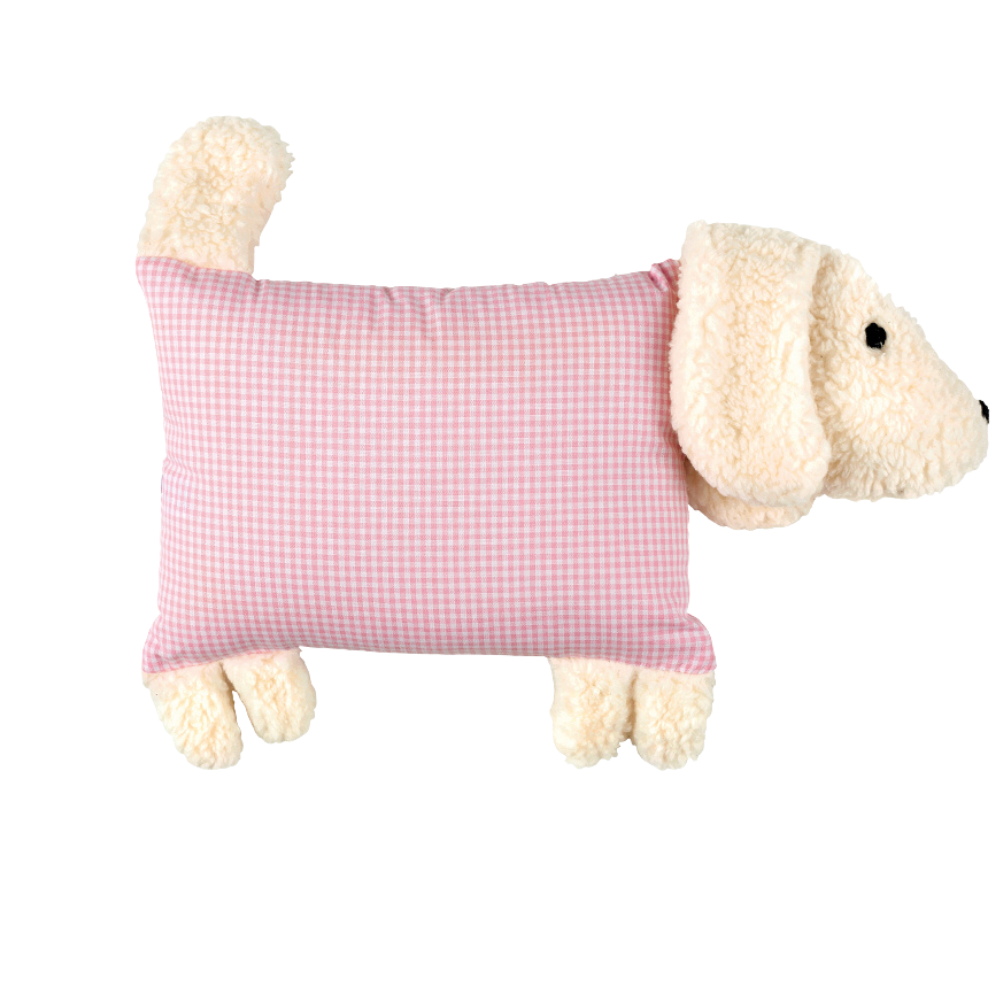 Personalised Dog Soft Toy with Organic Cotton and Merino Wool
