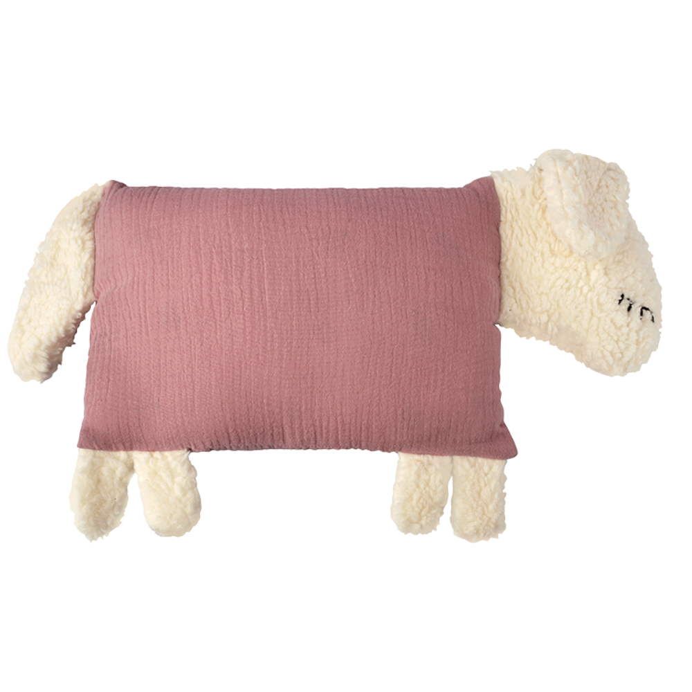 Personalised Sheep Soft Toy with Organic Cotton and Merino Wool