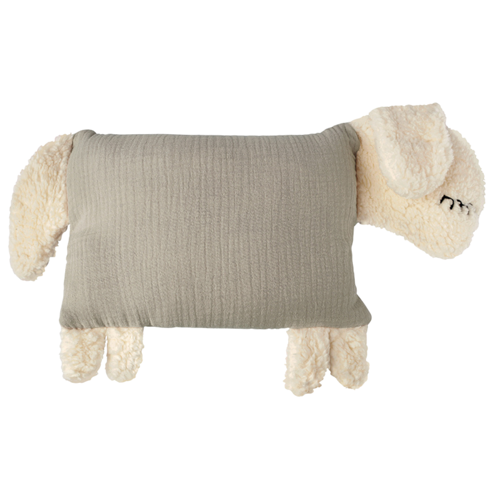 Personalised Sheep Soft Toy with Organic Cotton and Merino Wool