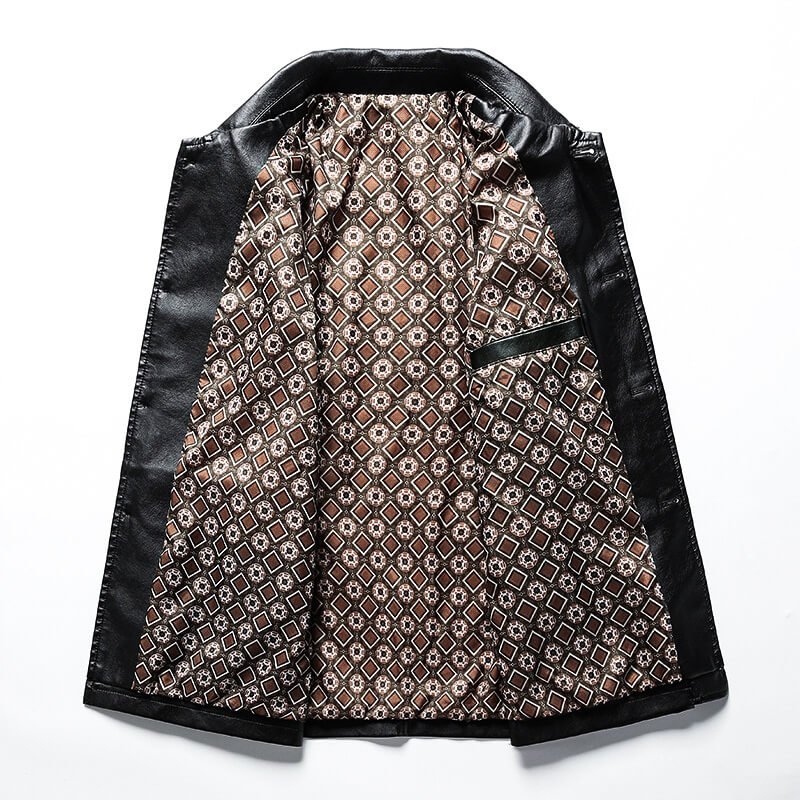 Wilfred | Manteau en cuir écologique italien pour hommes