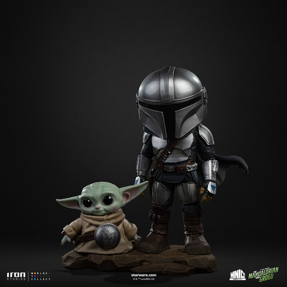 Mandalorian und Grogu MiniCo-Statue - Iron Studios