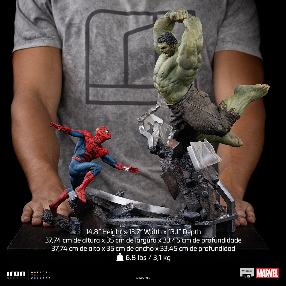 Spider-Man vs Hulk Statue - Spider-Man: Brand New Day - Art Scale 1/10 - Iron Studios - Pre-Order