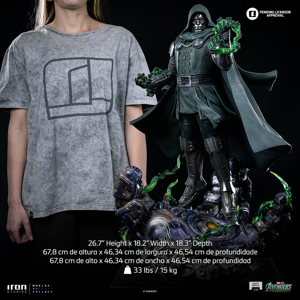 Statue Doctor Doom - Avengers: Doomsday - Réplique Legacy à l’échelle 1/4 - Iron Studios - Précommande