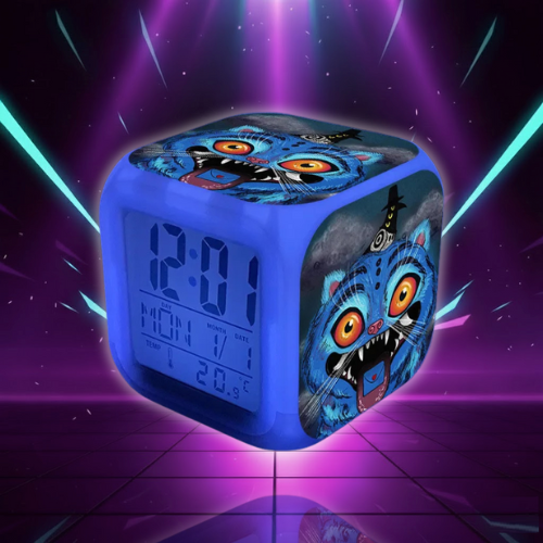 K-Pop Style LED Alarm Clock, Battery Operated