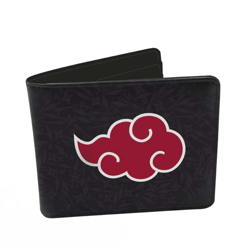 Naruto-Akatsuki-Vinyl-Geldbörse - Fächer für Karten und Bargeld