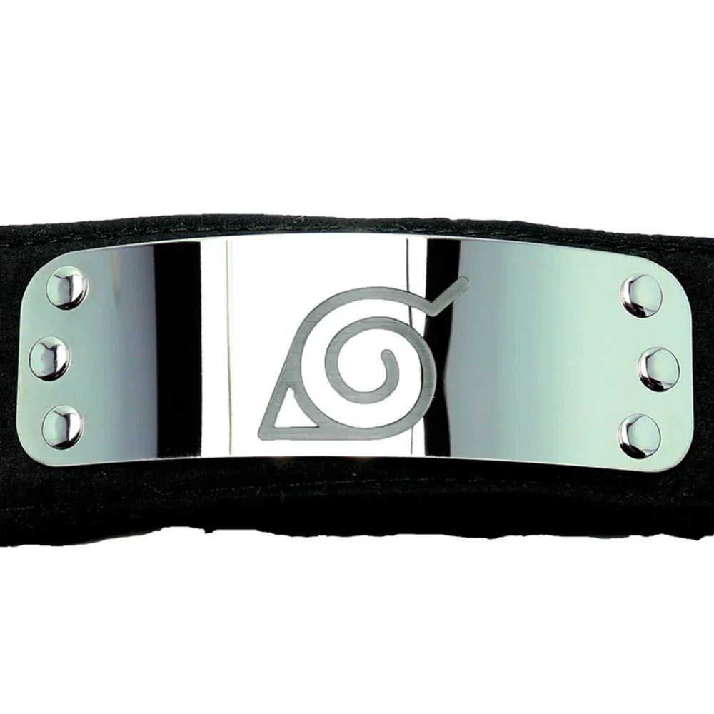 Naruto Konoha-Replik-Stirnband - Polyester und Edelstahl