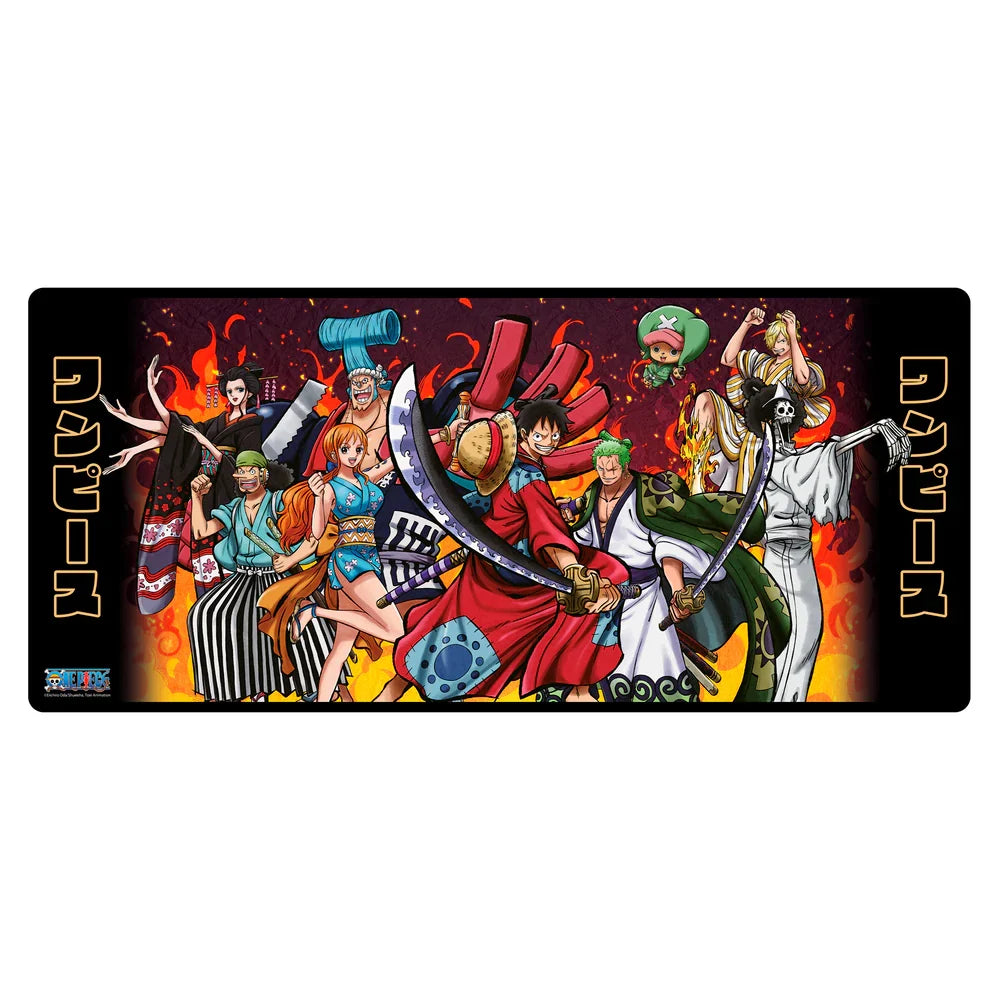 One Piece Kampf in Wano XXL-Schreibtisch-Mauspad für Tastatur und Maus