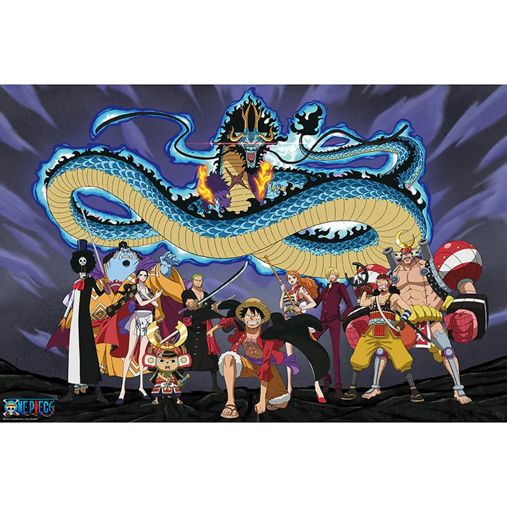 One Piece L'équipage contre Kaido Maxi poster mural - 61 x 91.5 cm