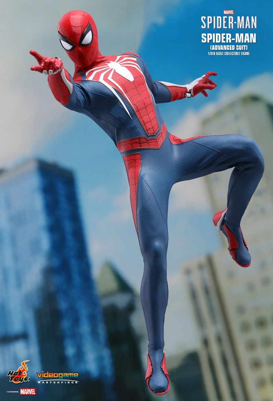 Spider-Man (Advanced-Suit-Version) 1/6-Actionfigur - Hot Toys