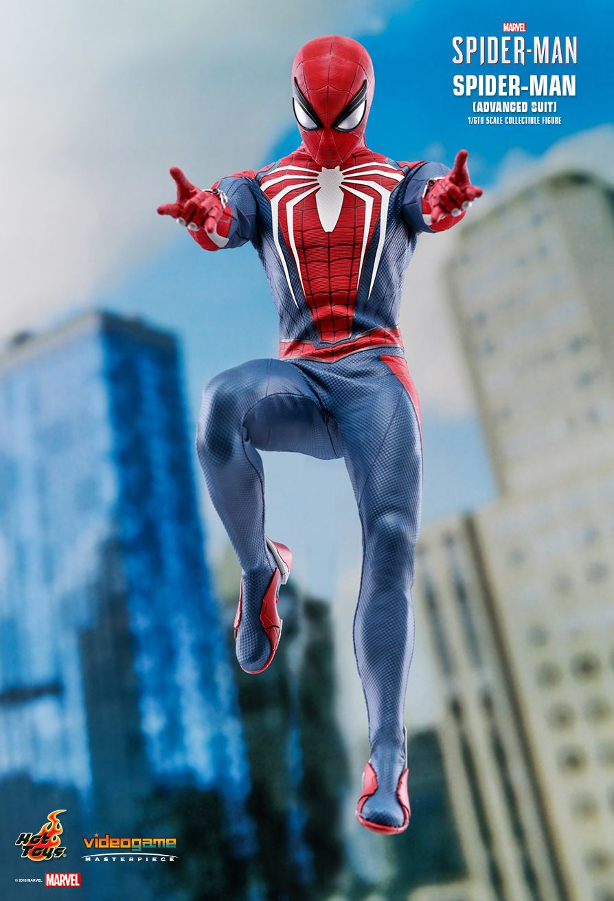 Spider-Man (Advanced-Suit-Version) 1/6-Actionfigur - Hot Toys