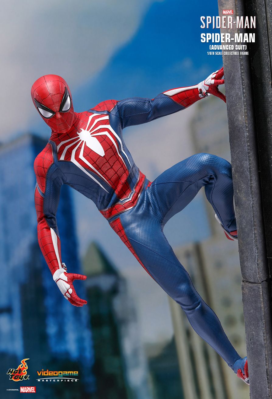 Spider-Man (Advanced-Suit-Version) 1/6-Actionfigur - Hot Toys