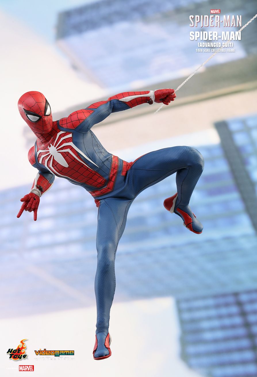 Spider-Man (Advanced-Suit-Version) 1/6-Actionfigur - Hot Toys