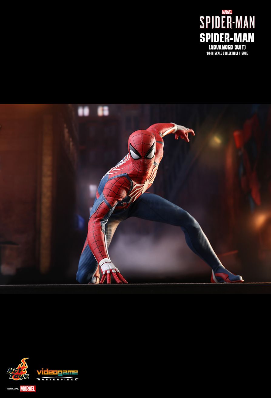 Spider-Man (Advanced-Suit-Version) 1/6-Actionfigur - Hot Toys