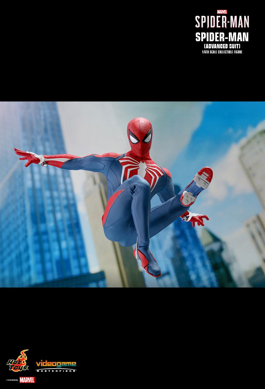 Spider-Man (Advanced-Suit-Version) 1/6-Actionfigur - Hot Toys