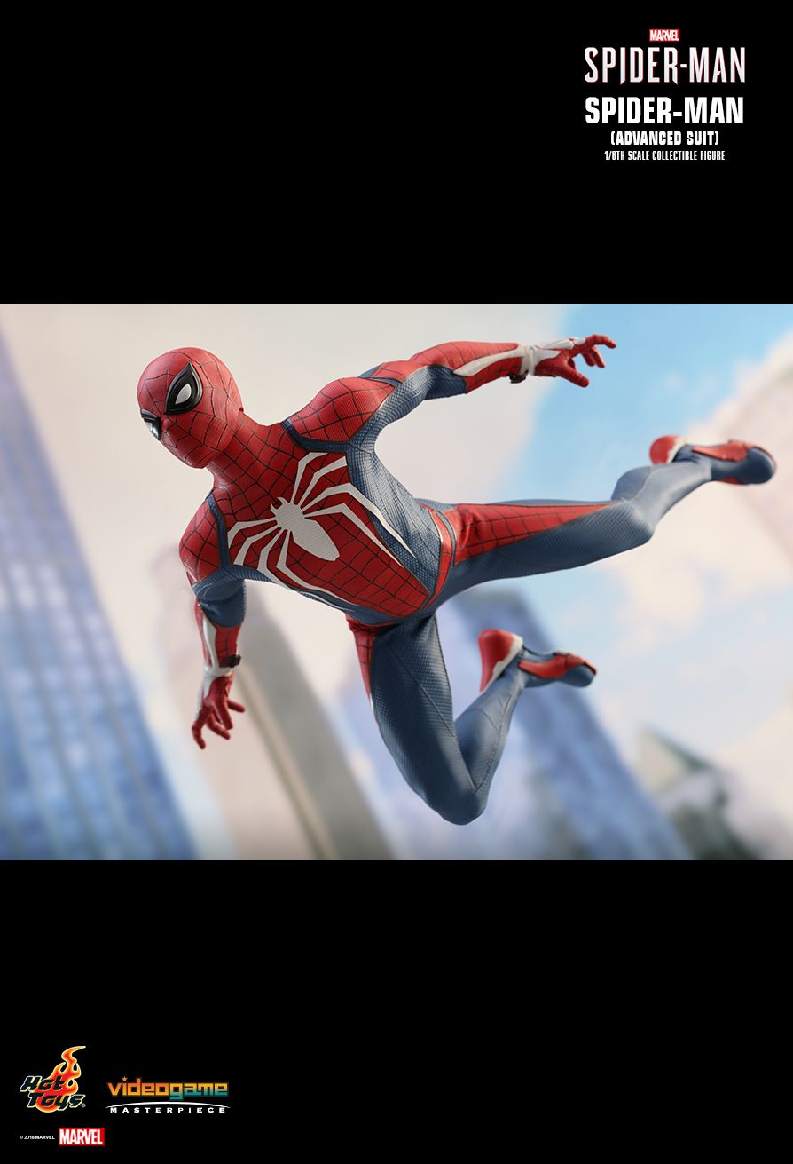 Spider-Man (Advanced-Suit-Version) 1/6-Actionfigur - Hot Toys