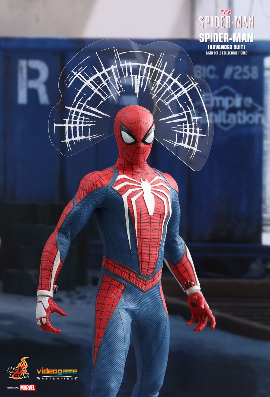 Spider-Man (Advanced-Suit-Version) 1/6-Actionfigur - Hot Toys