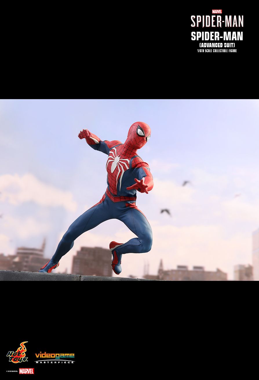 Spider-Man (Advanced-Suit-Version) 1/6-Actionfigur - Hot Toys