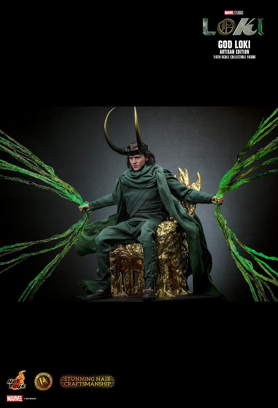 Figurine d’action de Loki, dieu (édition artisanale), à l’échelle 1/6 - Hot Toys