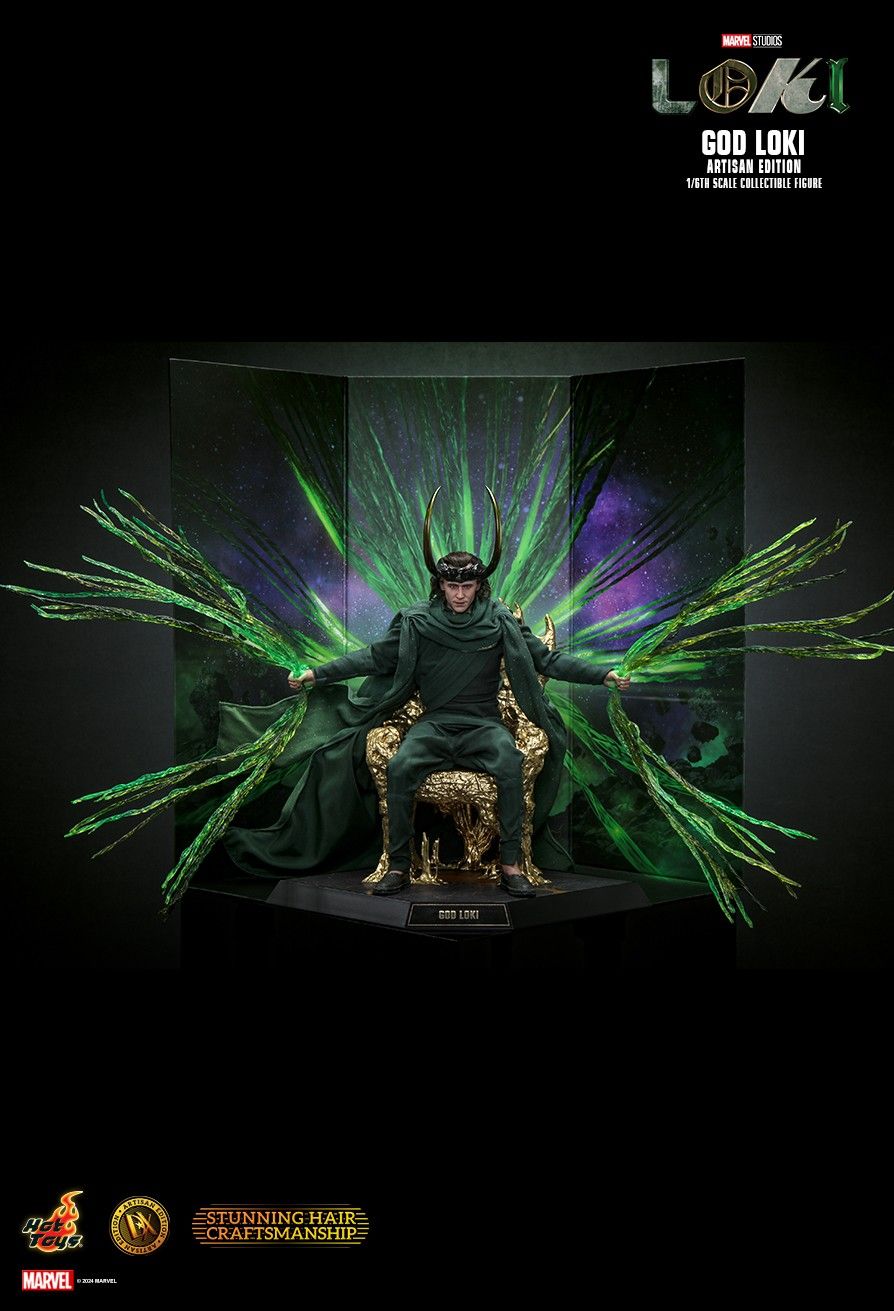 Figurine d’action de Loki, dieu (édition artisanale), à l’échelle 1/6 - Hot Toys