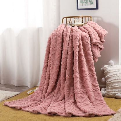 Cozy Cloud Haven Fleece Throw Blanket for Warmth & Comfort