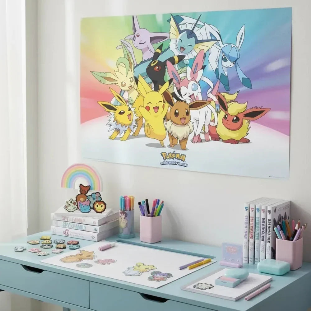 Pokémon Evoli-Entwicklungen Maxi-Wandposter - 61 x 91.5 cm