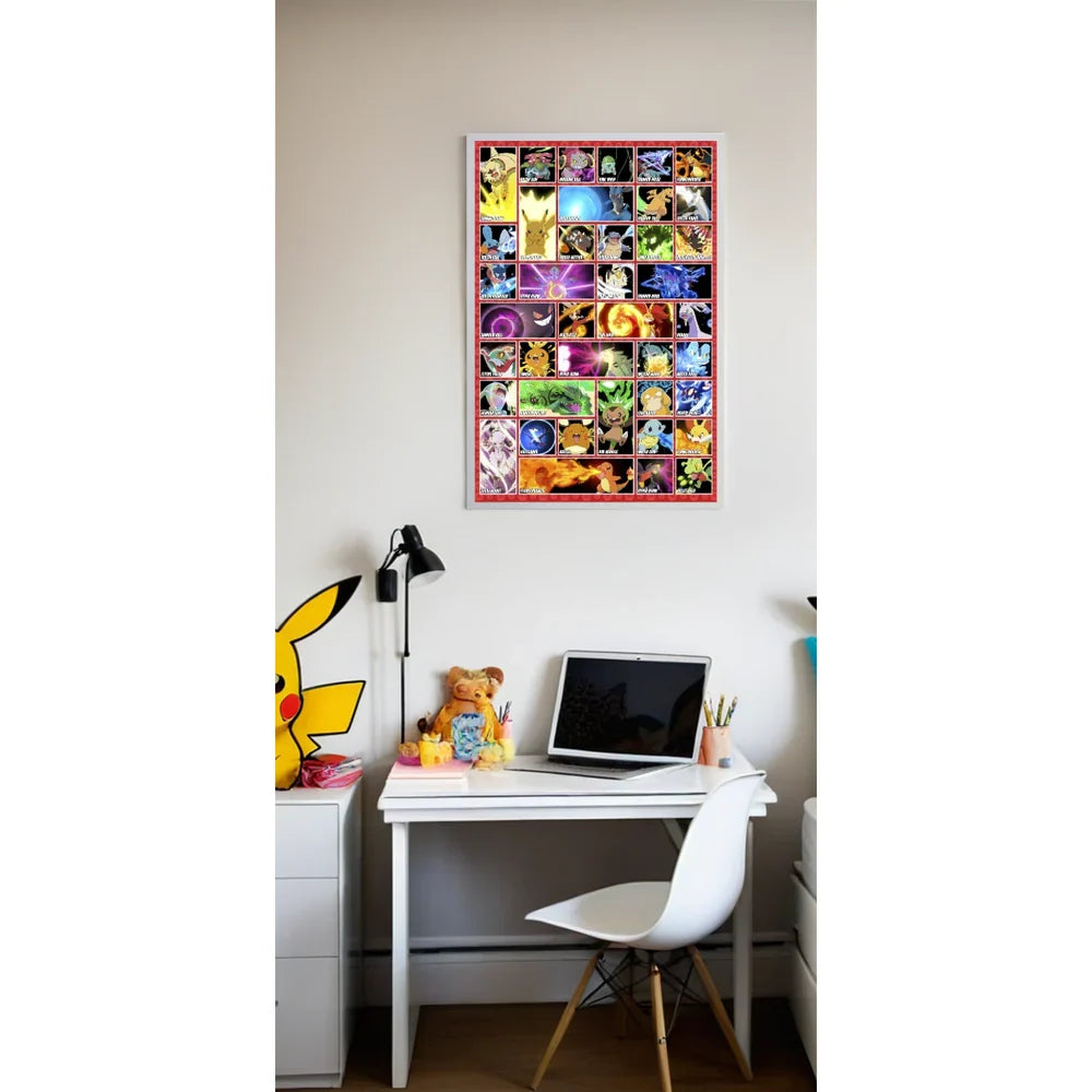 Pokémon Moves Maxi Wall Poster - 61 x 91.5 cm