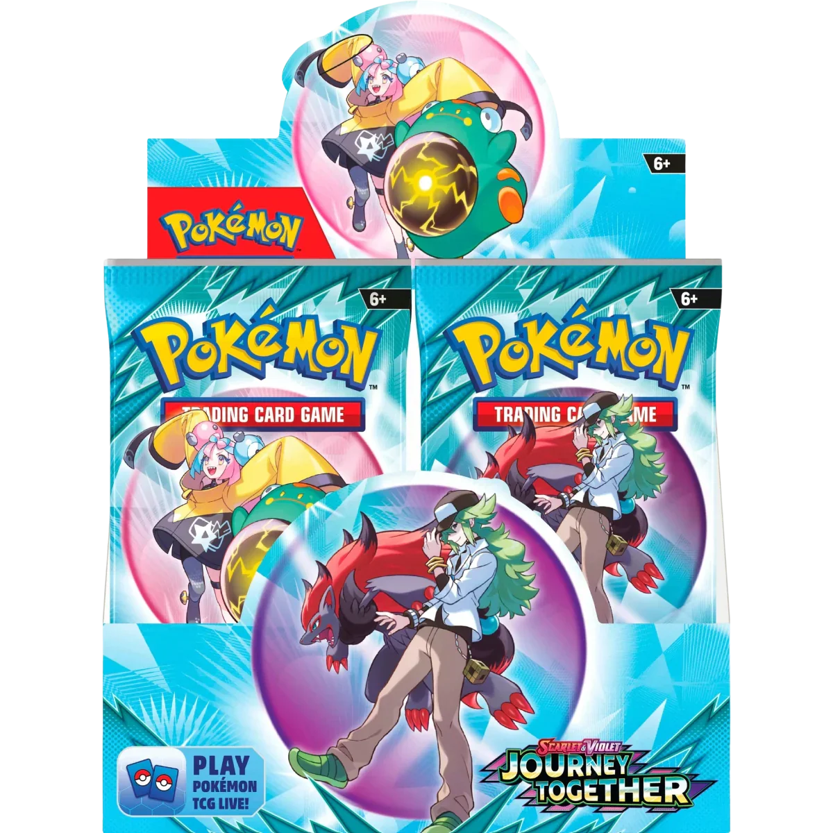 Pokémon-Sammelkartenspiel - Karmesin & Purpur - Reise gemeinsam - Booster-Box (36x Packs)