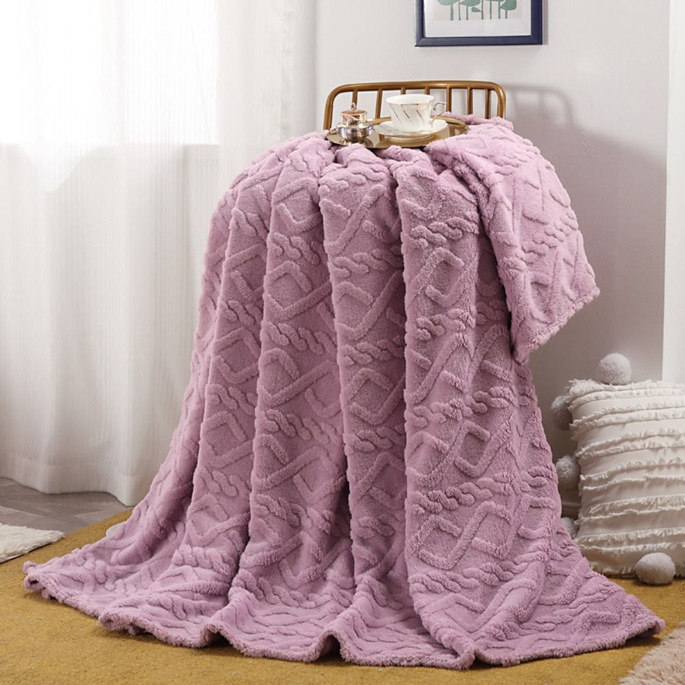 Gemütliche Cloud Haven Fleece-Wurfdecke für Wärme & Komfort