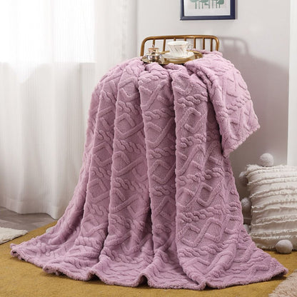 Cozy Cloud Haven Fleece Throw Blanket for Warmth & Comfort