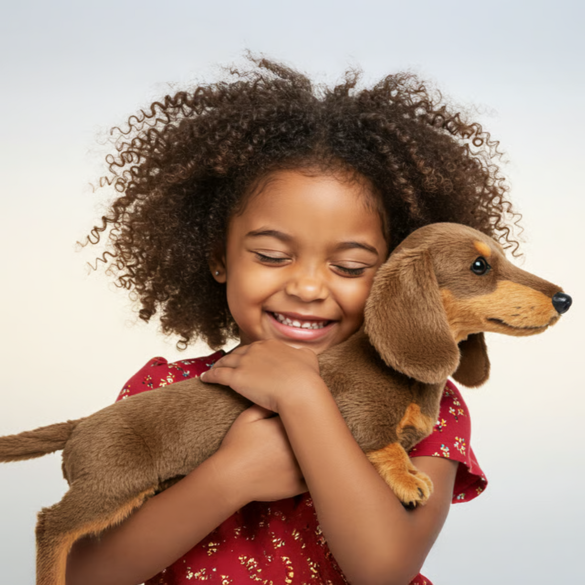 Interactive Plush Dog with Touch Sensors and Moving Tail