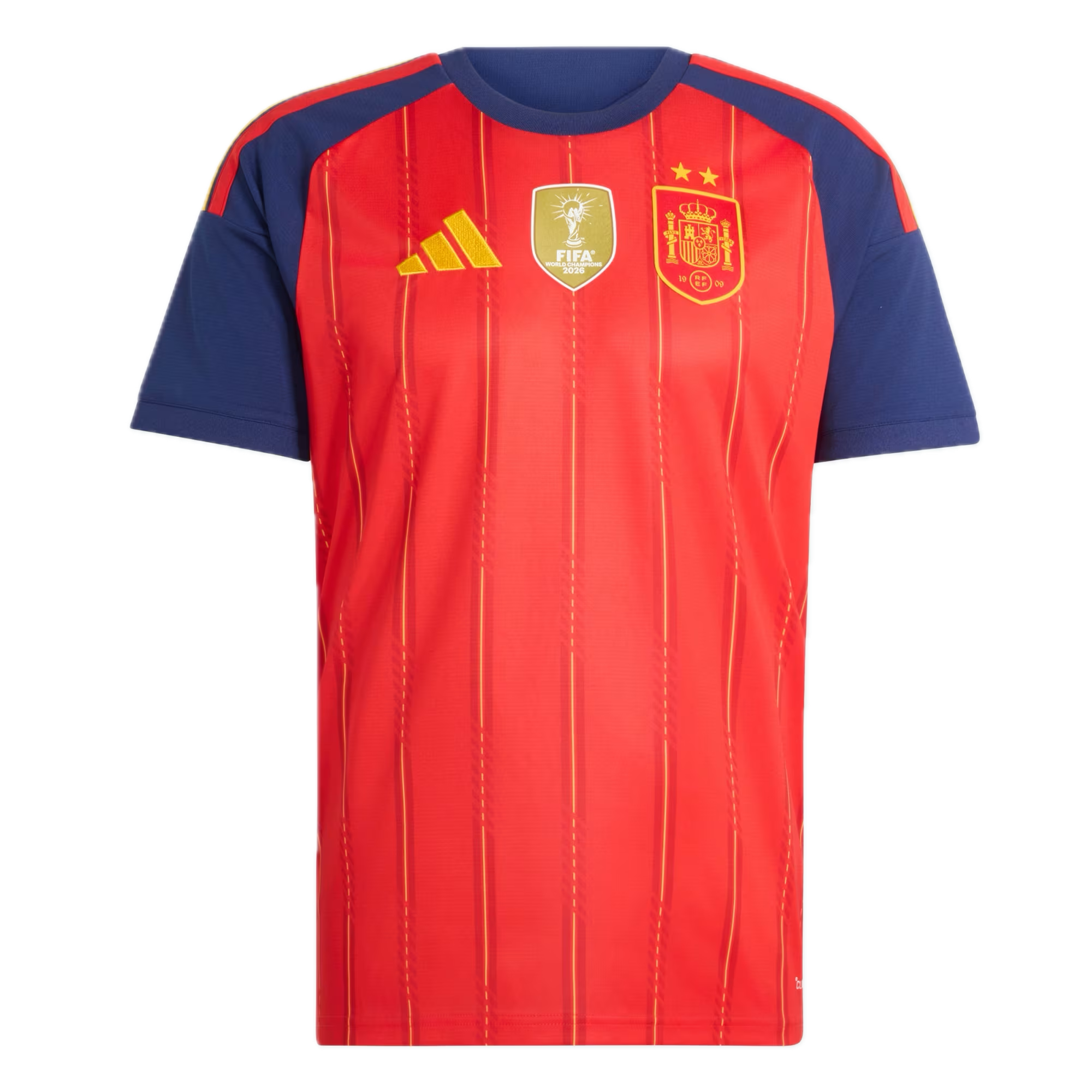 Maillot domicile Espagne Champion du Monde 2026 2 Étoiles