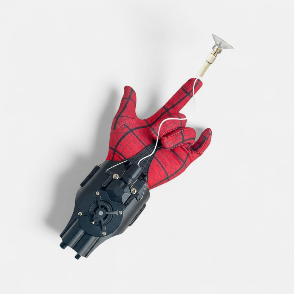 Spider-Man-Kostüm-Bundle mit Maske und Netzwerfer