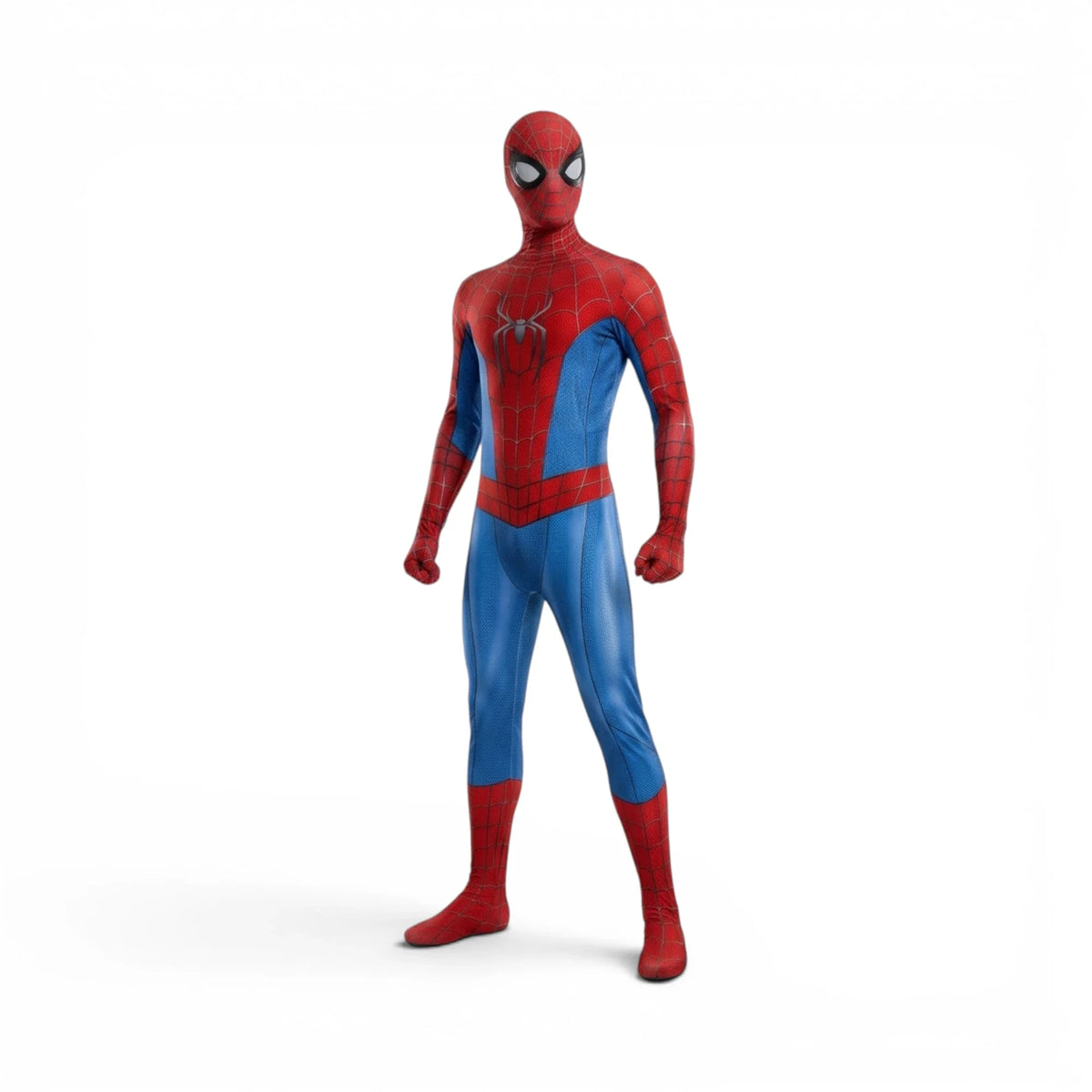 Costume Spider-Man Brand New Day - Combinaison intégrale en polyester rouge et bleue