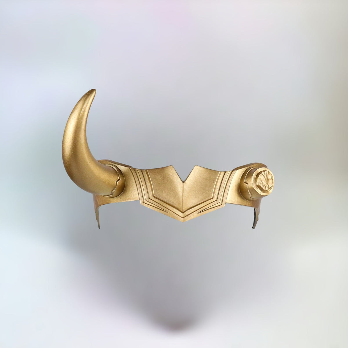 Couronne de Loki - Coiffe de cosplay en PVC doré avec option Sylvie