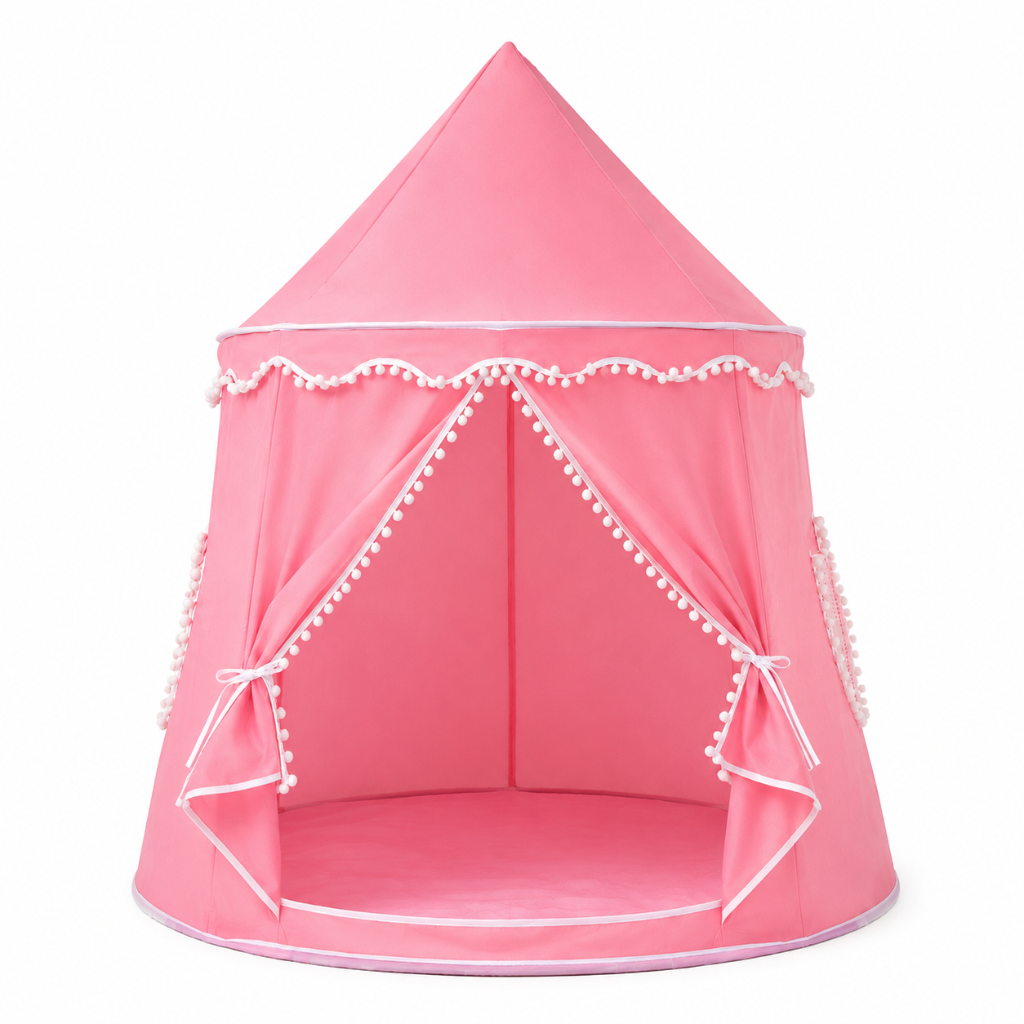 Kids' Indoor Princess Teepee Play Tent, 110 × 125 cm