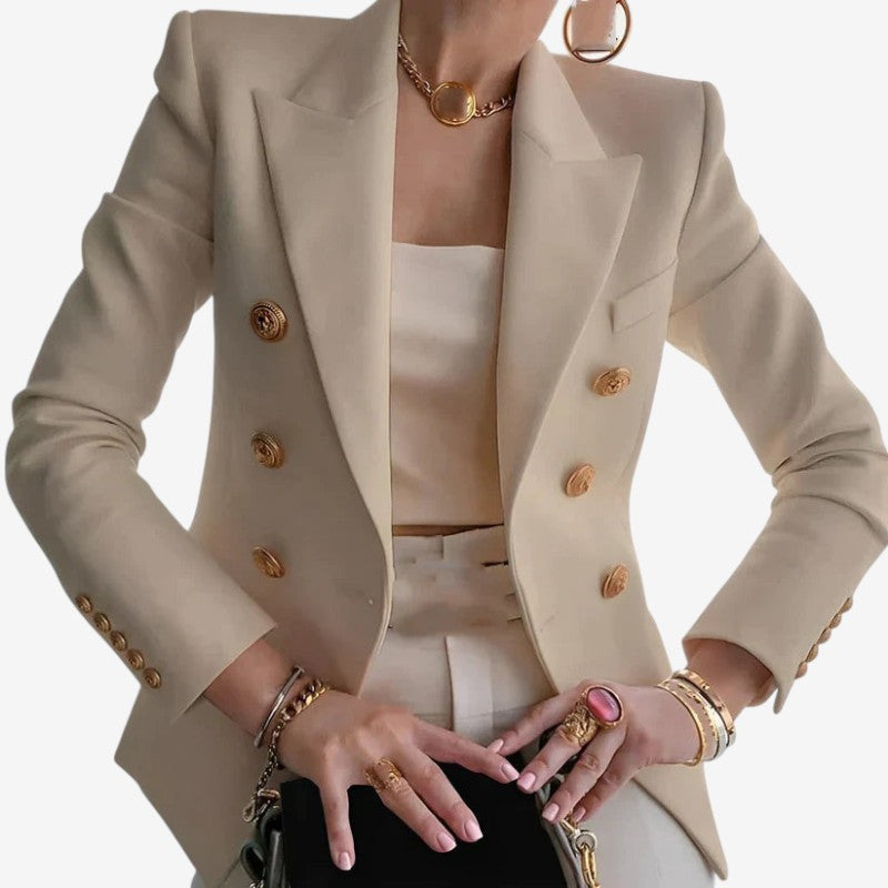 Damen Strukturierter Schulterblazer