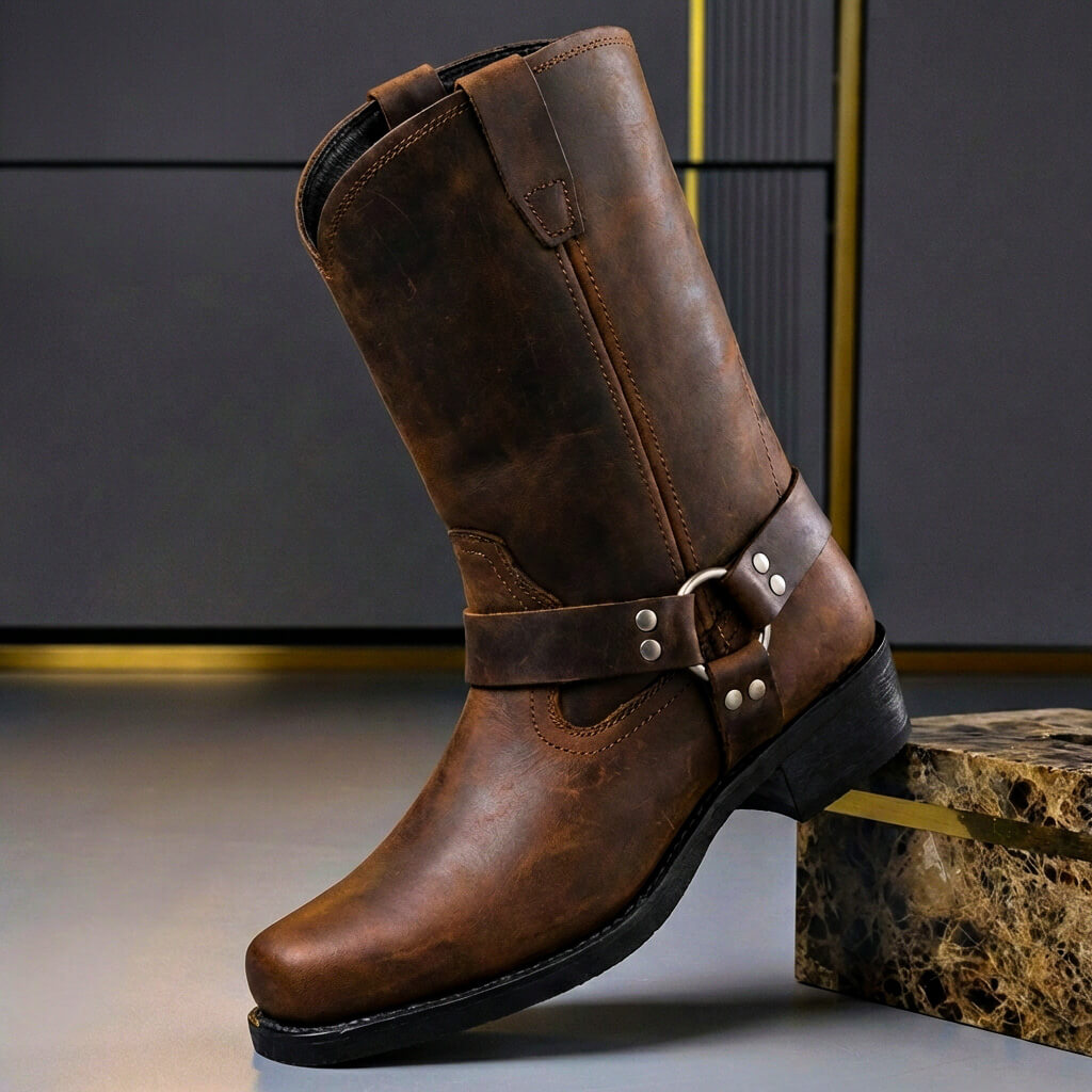 | Varello Men’s Vintage Leather Boots