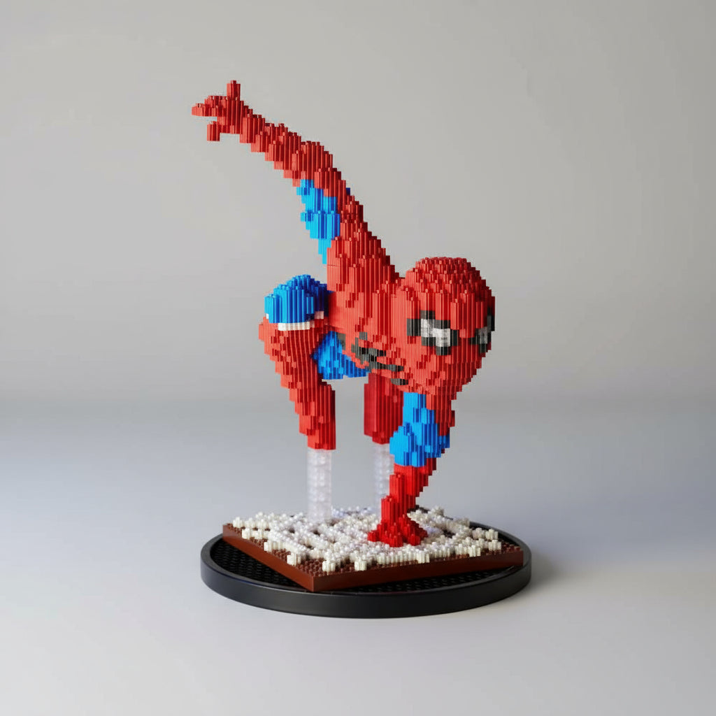 Red Superhero Building Block Set, 2,200 Pieces