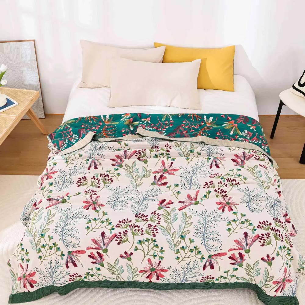 Cozy Wildflower Throw Blanket for Home Decor and Comfort