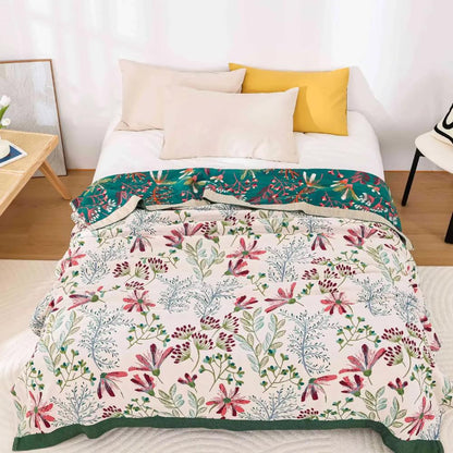Cozy Wildflower Throw Blanket for Home Decor and Comfort