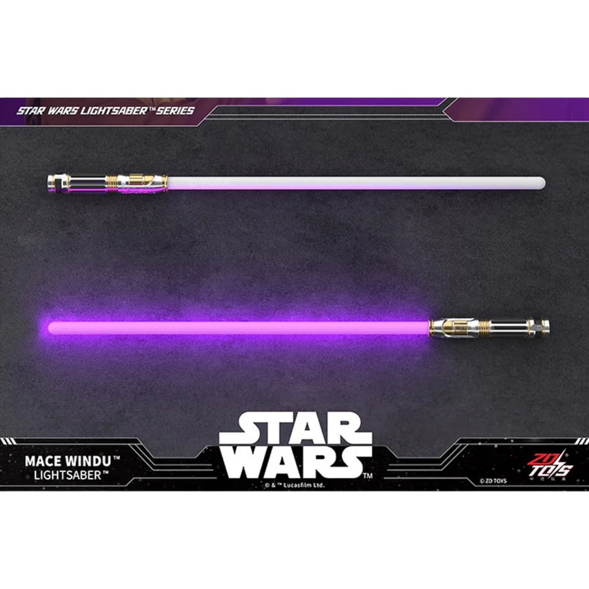 Mace Windu Lichtschwert-Replik 103 cm - ZD Toys