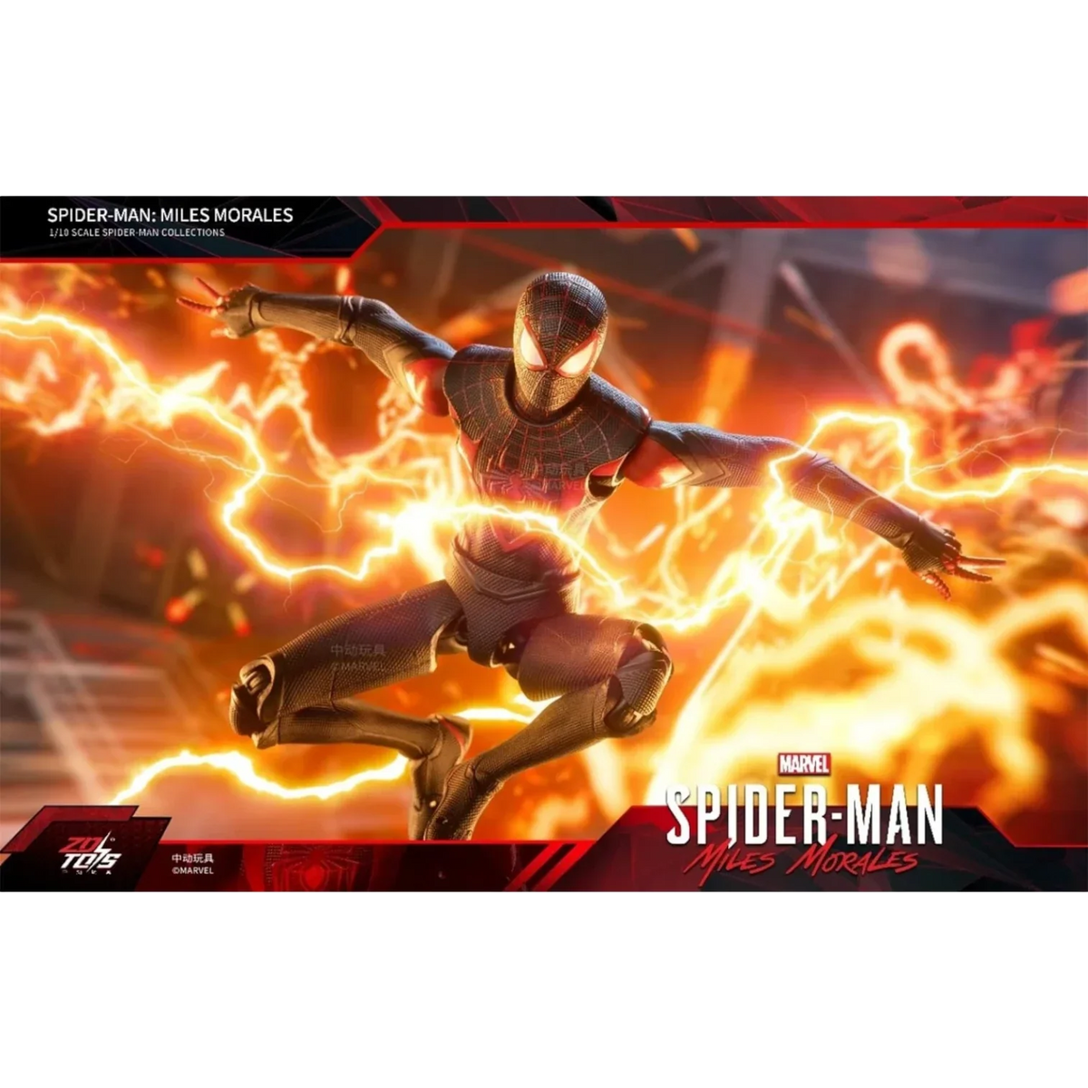 Spider-Man Miles Morales Actionfigur Maßstab 1/10 - ZD Toys
