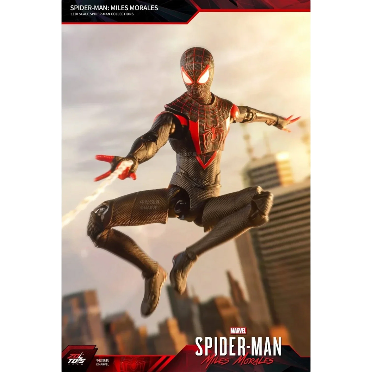 Spider-Man Miles Morales Actionfigur Maßstab 1/10 - ZD Toys