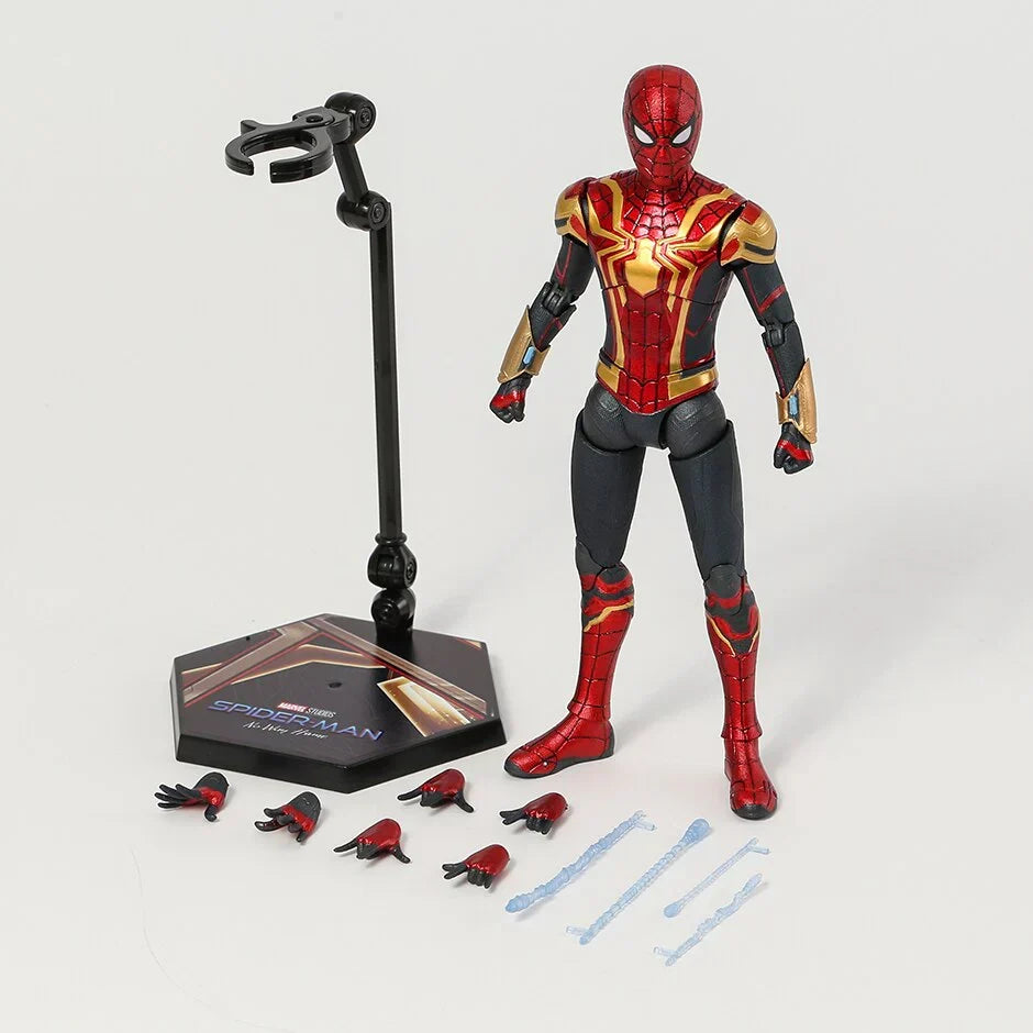 Figurine articulée Spider-Man avec costume intégré, à l'échelle 1/10 - ZD Toys