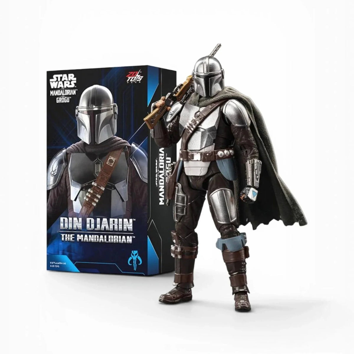 Figurine articulée The Mandalorian échelle 1/10 - ZD Toys