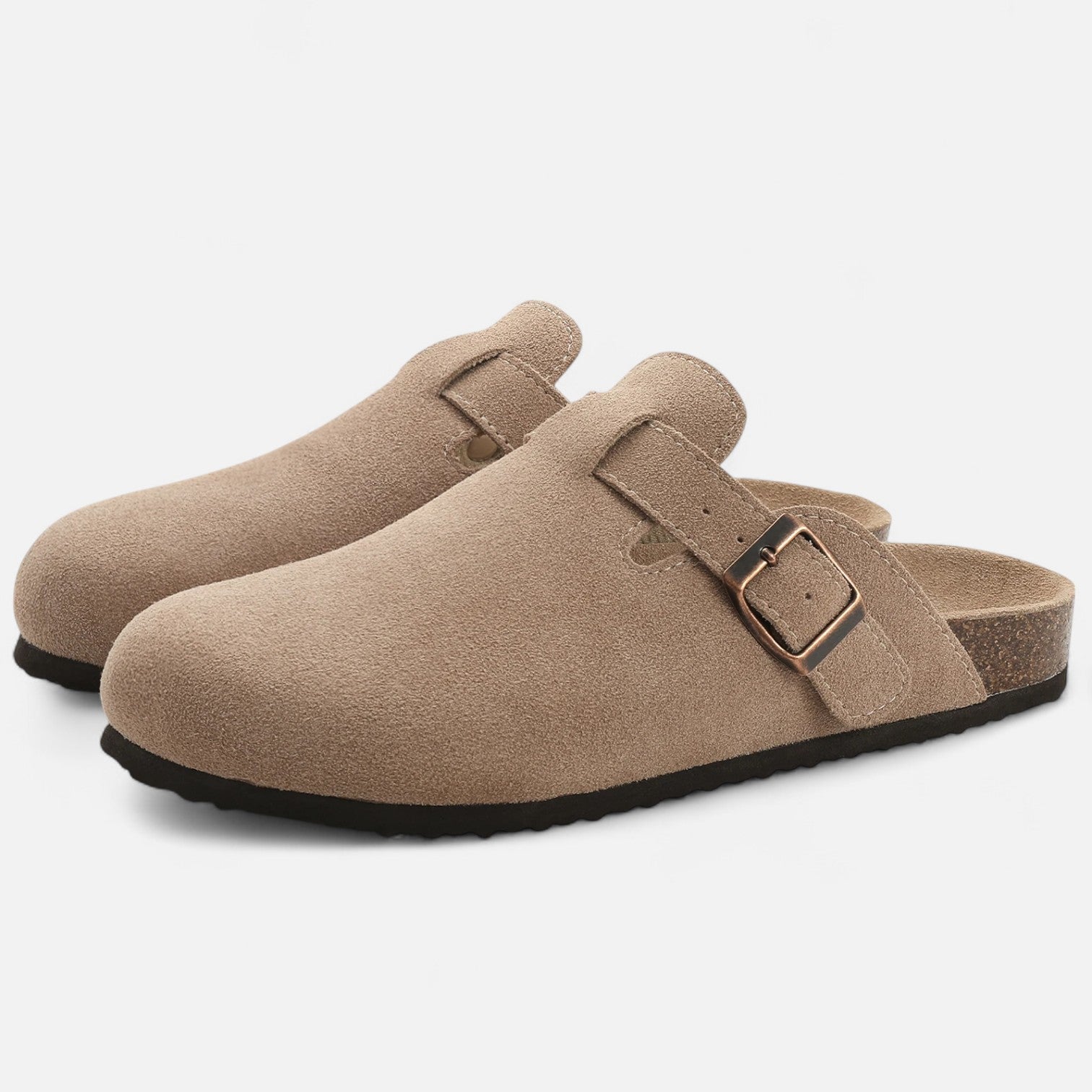 Home Herren Alltag Suede Mules Skulptierte Clogs