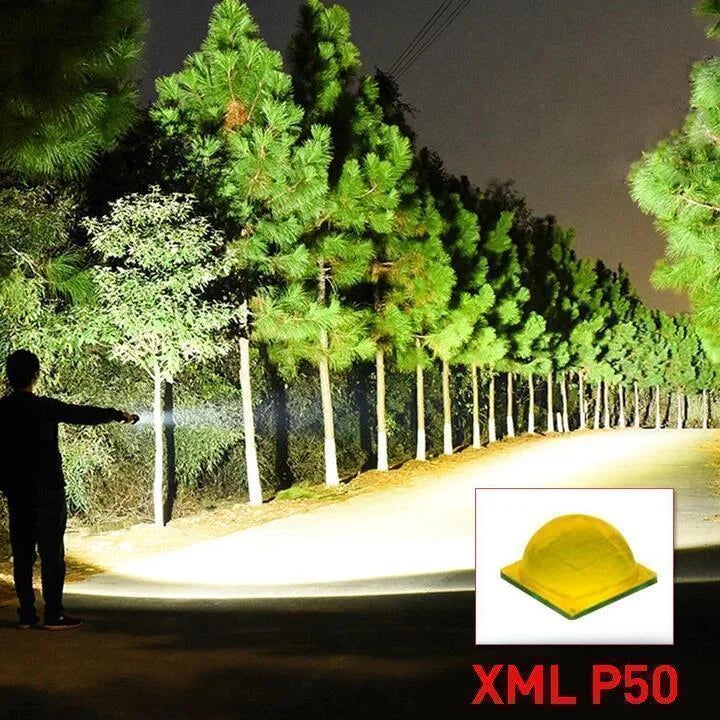 90000 Lumens Xhp50.2 Most Potent Flashlight