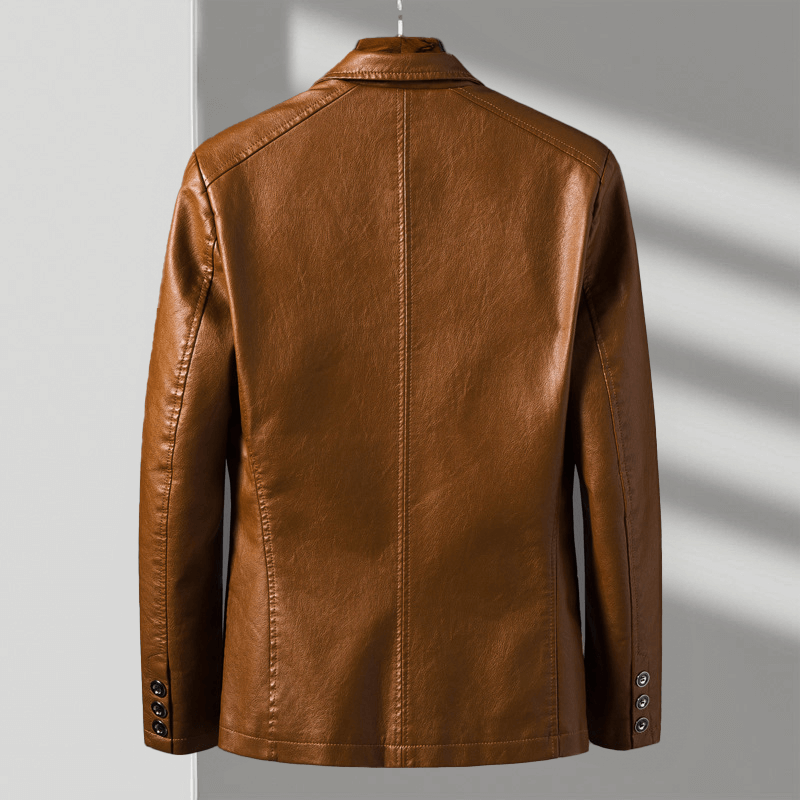 Luceno | Manteau en cuir italien pour hommes