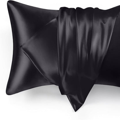 Silk Pillowcase Set for Skin & Hair - Twin Pack, Hypoallergenic